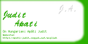 judit apati business card