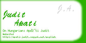 judit apati business card